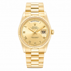 Rolex Day-Date Presidental 36MM Champagne Dial 18238 18KT YG